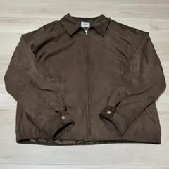 WHO'S WHO gallery フェイクスエード BIGブルゾン