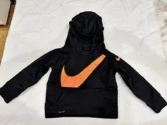 Nike DRI-FIT ブラック/オレンジ パーカー 2T