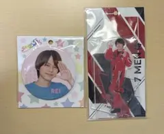 矢花黎 缶バッジ アクリルスタンド 新品未開封