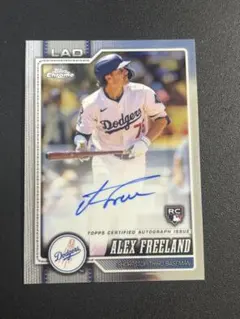 Alex Freeland 2026 Topps Chrome 直筆サイン