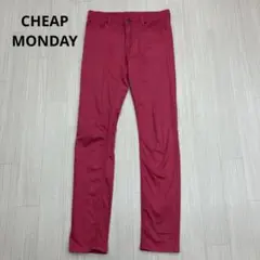 CHEAP MONDAY チープマンデー カラー スキニー ストレッチ パンツ