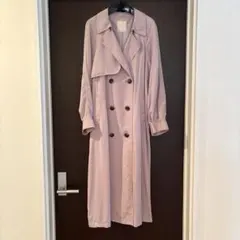 FREE'S MART 薄紫 トレンチコート