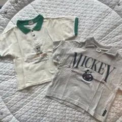 ◎LITTCマイリトルワンダー◎ミッキーマウス Tシャツ 2枚セット 100cm