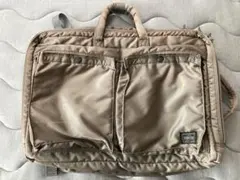 レア PORTER タンカー 3WAYブリーフケース シルバーグレー 希少 廃盤