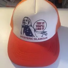 HYSTERIC GLAMOUR メッシュキャップ オレンジのサムネイル