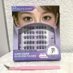 つけまつげ 部分つけまつげ つけま 接着剤不要 sunflowerのサムネイル