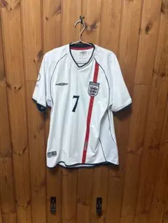 新品 タグ付き】ベッカム ユニフォーム 日韓W杯 イングランド代表