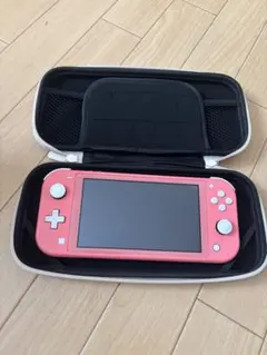 【ジャンク】Nintendo Switch Lite ピンク 本体とケース