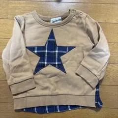 Love&Peace& Money 星型トレーナー 90