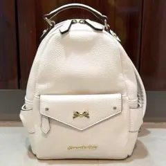 Samantha Thavasa リュック ホワイト ポーチ付2way