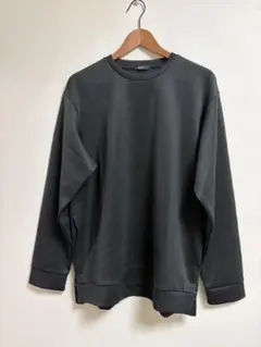 【値引き可】COMME CA ISM ブラック LL 長袖カットソー