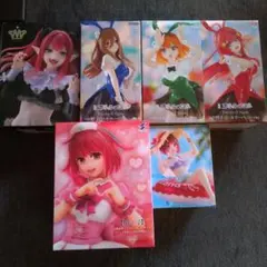 五等分の花嫁、推しの子、その着せ替え人形は恋をするプライズフィギュアセット売り