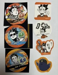 ハイキュー‼︎ 西谷夕　バースデイステッカー　ハイキュー展フレークシール