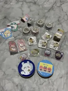 ちいかわ アクスタ マステ ミニ缶 ロリポップ ハチワレ うさぎ モモンガ