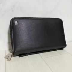 Dunhill ダンヒル　オーガナイザー　ラウンドジップ　長財布　ブラック　黒 Dunhill ダンヒル オーガナイザー ラウンドジップ 長財布 レザー 黒