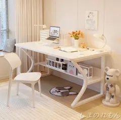 パソコンデスク 幅 100cm ケーブルホール付き 在宅勤務・学習机