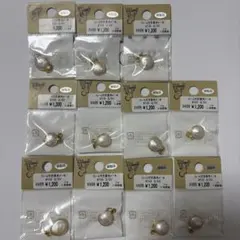 18KWG淡水パール＊SVサークルチャーム2点セット - メルカリ