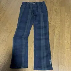 Something チェック柄長ズボン　Venus gean