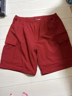 SINACOVA レッド カーゴショートパンツ Mサイズ - メルカリ