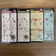 スヌーピー　PEANUTS BONBON DROP ボンボンドロップ　4枚