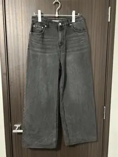 VIVASTUDIO WIDE DENIM PANTS [BLACK]