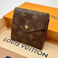 ルイヴィトン モノグラム ポルト モネ ビエ Wホック 三つ折り財布 廃盤 ③