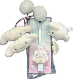 シナモロール　ヘアアクセサリーセット　ヘアゴム　ヘアクリップ