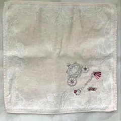 【美品】ジルスチュアート JILLSTUART ハンカチ タオル ピンク