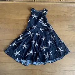 ヒトデ柄　130 ワンピース