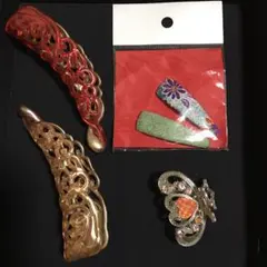 5点セット　ヘアピン　バレッタ　ヘアクリップ　まとめ売り