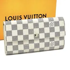 ルイヴィトン ダミエ アズール ポルトフォイユ エミリー 長財布 オフ