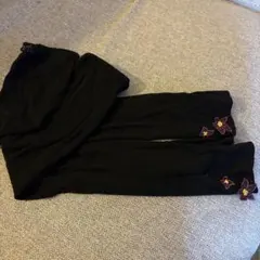 花柄刺繍 ロンググローブ ブラック 日焼け対策　シビラのサムネイル