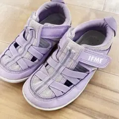 IFME イフミー サンダル 17.0cm パープル ウォーターサンダル　川遊び