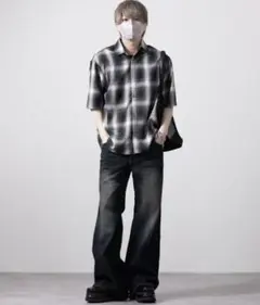 CLEL ヴィンテージデザイン パンタロンデニムパンツ