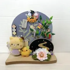 どんぐりアート♡七夕リース ミニリース添え♡ - メルカリ