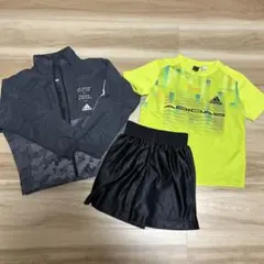 adidas ジャケット・Tシャツ・ショートパンツセット　サッカー　120