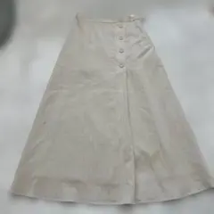 ナノユニバース♡アイボリー フレアスカート