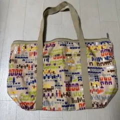 LeSportsac カラフルトートバッグ ナイロン ベージュ