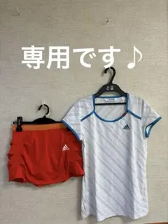 adidas テニスウェア 上下セットのサムネイル