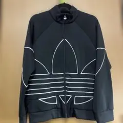 adidas ブラック ジャージジャケット Mサイズ　未使用
