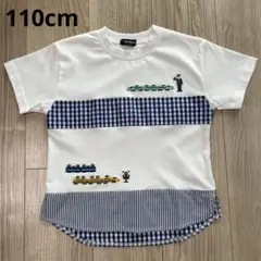 kladskap 電車刺しゅう切替半袖Tシャツのサムネイル