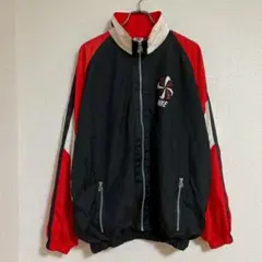 90s NIKE ナイキ　風車　ビッグロゴ　バックプリント　ナイロンジャケット