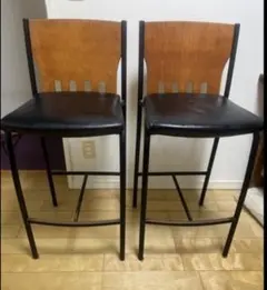 public製ビンテージ風アイアンウッド チェア