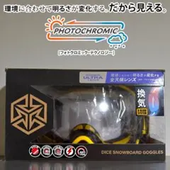 【美品】 DICE BANK ダイス バンク　全天候レンズ　調光フォトクロミック