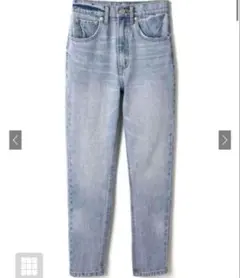 GRL ハイウエストテーパードデニムパンツ cu157a