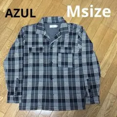 AZUL BY MOUSSY チェック柄 長袖シャツ Mサイズ(Lサイズ相当)のサムネイル