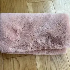 フェイクファークラッチバッグ