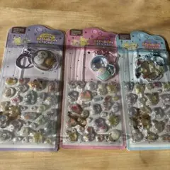 ポケモン ボンボン ステッカー 3パックセット　 ボンボンドロップのおまけつき