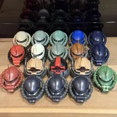 ザクヘッド ザク ドム 18個 （16種）まとめ売り カプセルトイ ガチャ