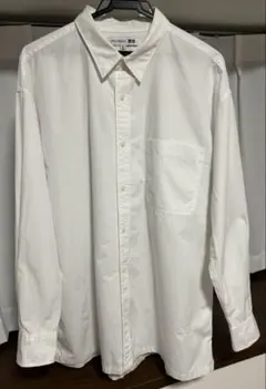 ユニクロ × JWアンダーソン　オーバーサイズシャツ　ホワイト　白 XL 2L